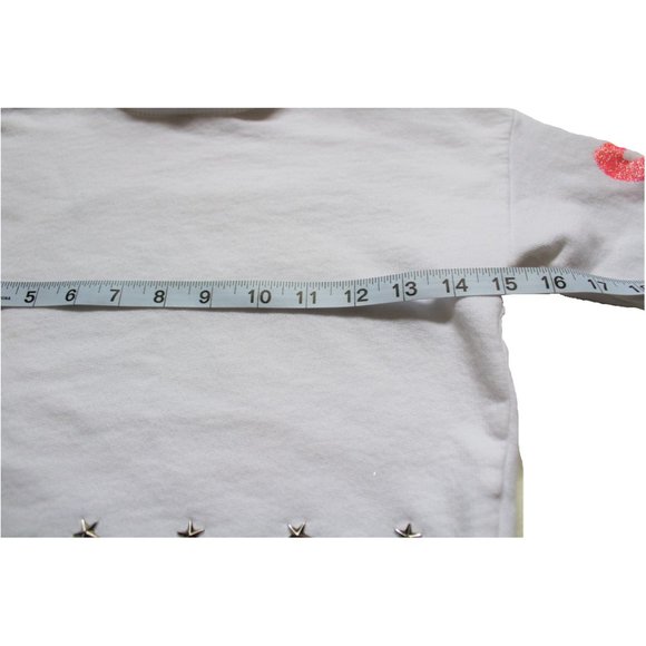 Diesel Girls Sweatshirt SZ 5 White & Pink - Picture 7 of 9